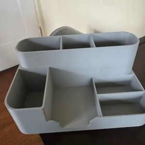 Gray Multi-Compartment Organizer MakeUp